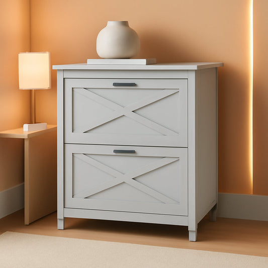 Key West 2 Drawer Lateral File Cabinet In Cape Cod Gray
