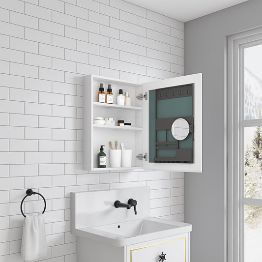 Surface Frameless Mirror Medicine Cabinet