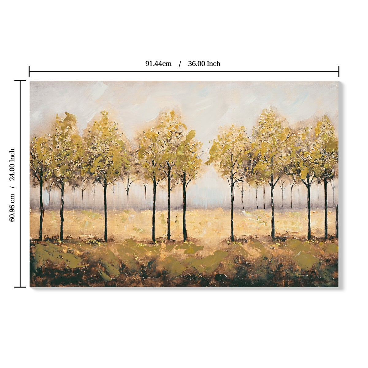 Framed Wall Art Decor Canvas Print - Autumn Embellishments