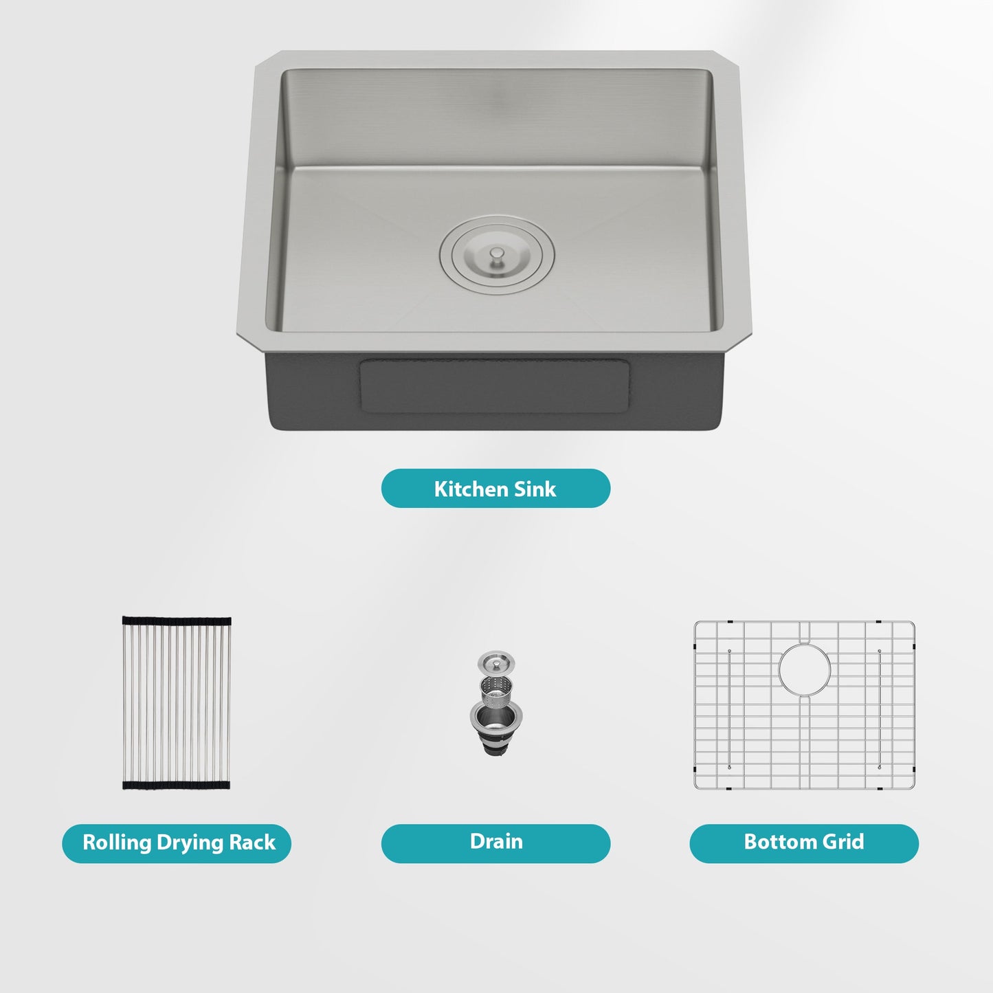 ADA-Compliant Kitchen Sink - 18 Inch Undermount