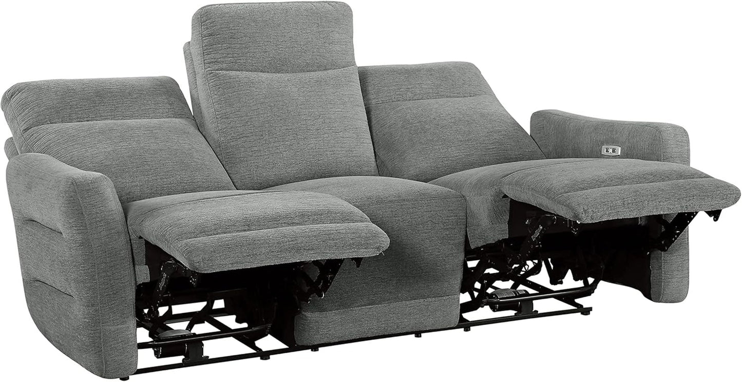 Rainwood Wallhugger Power Reclining 3 Piece Dove Gray