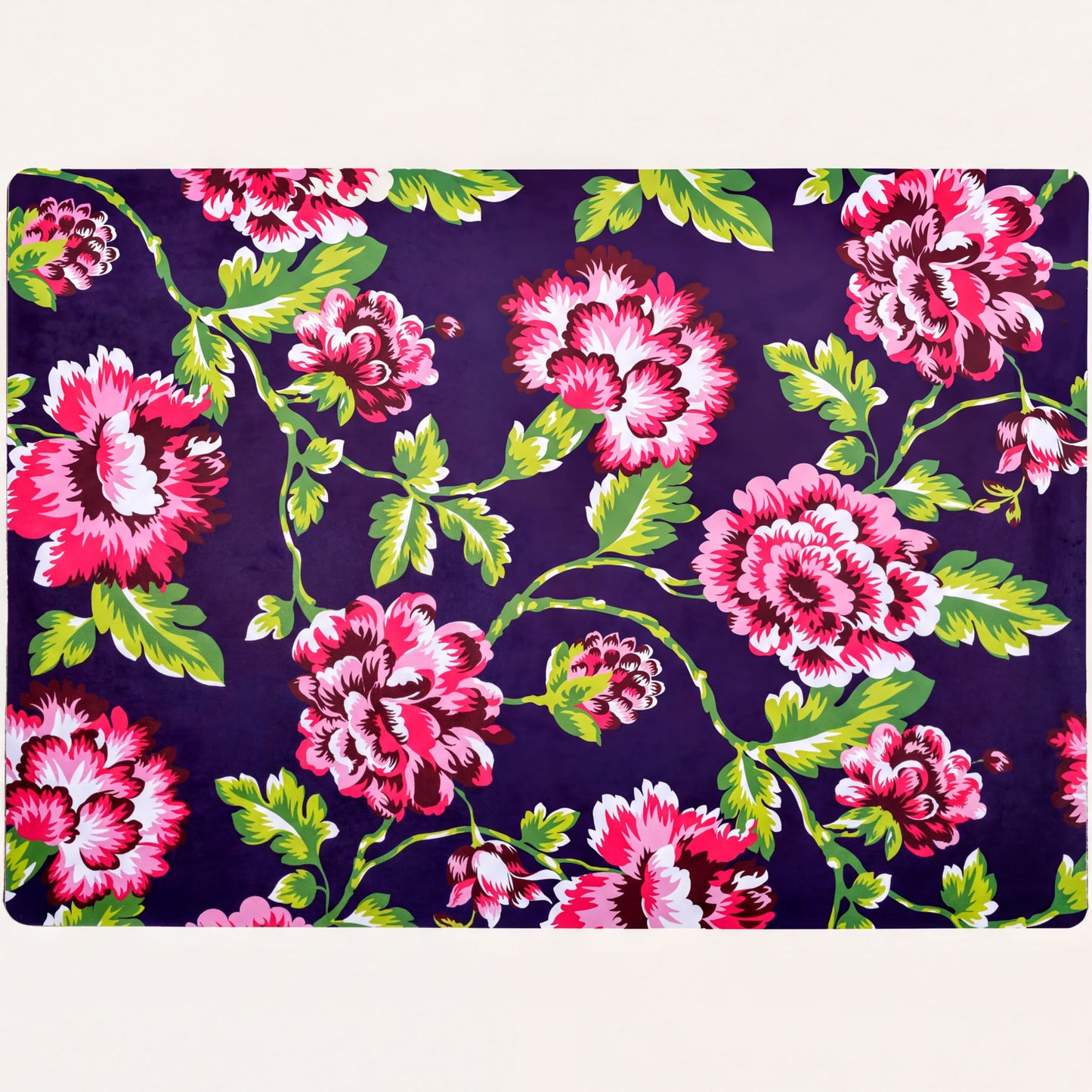 Floral Cork Placemats – Heat Resistant, Cork Backed Indoor Outdoor Mats