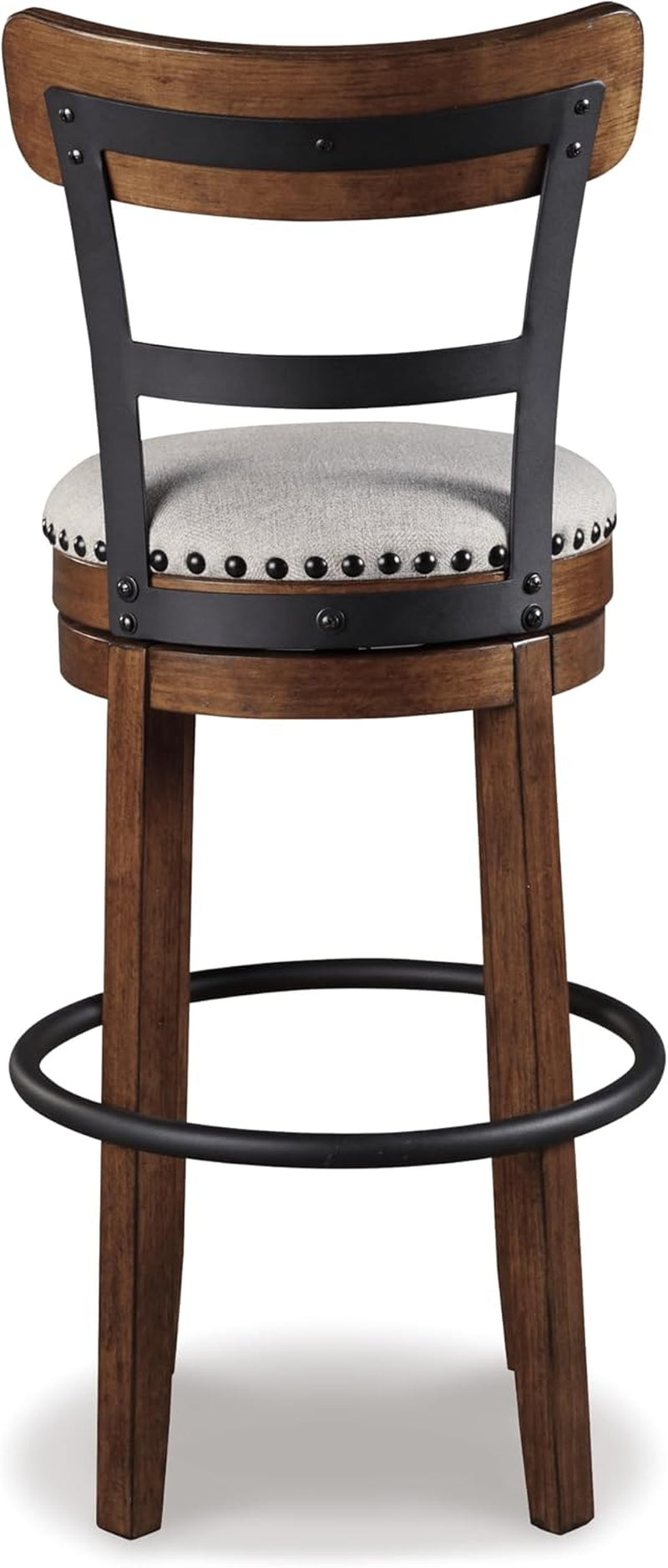 Valebeck 30 Inch Farmhouse Pub Height Bar Stool Brown