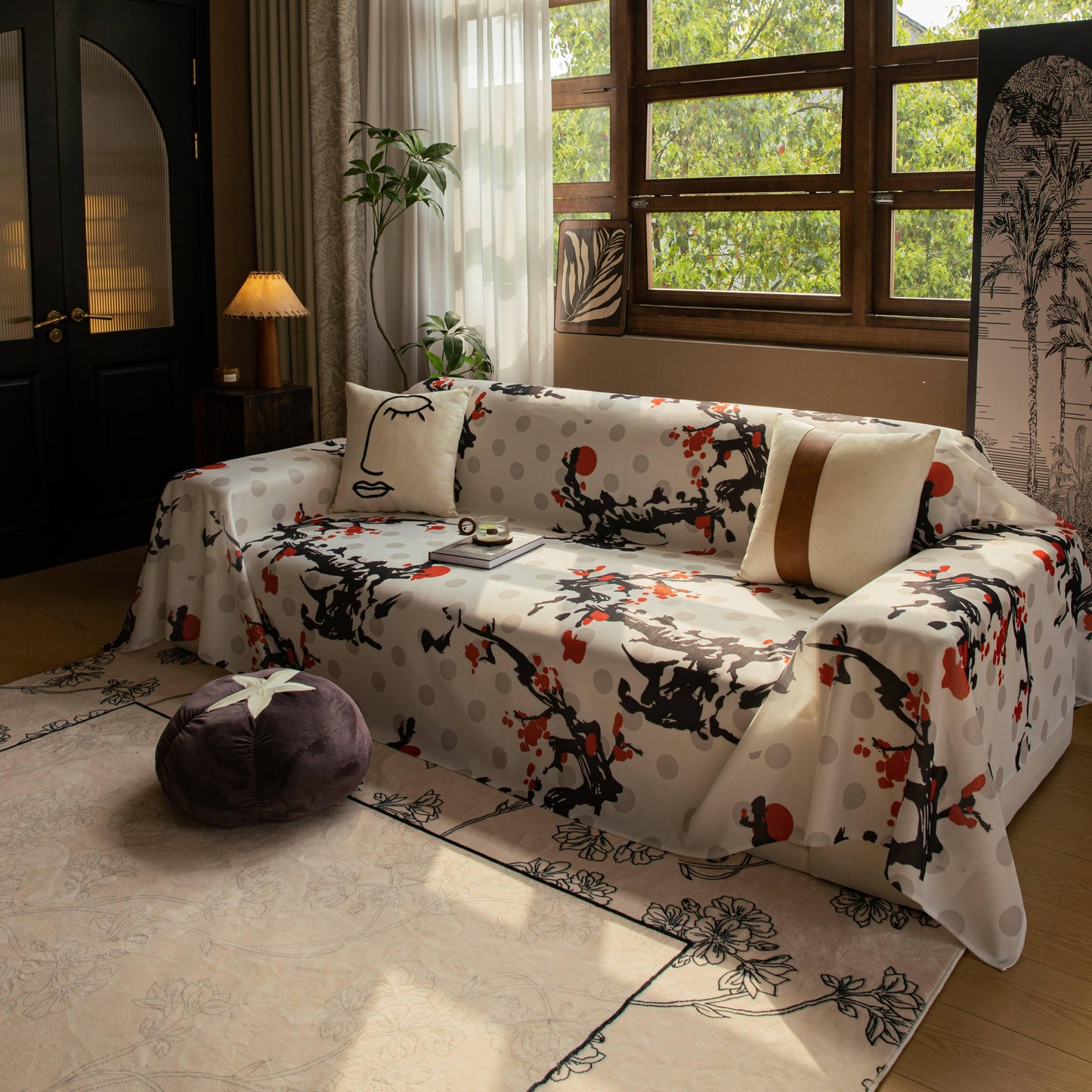 Ice Silk Extra Large Sofa Cover| Fully Protection & Cool Experience