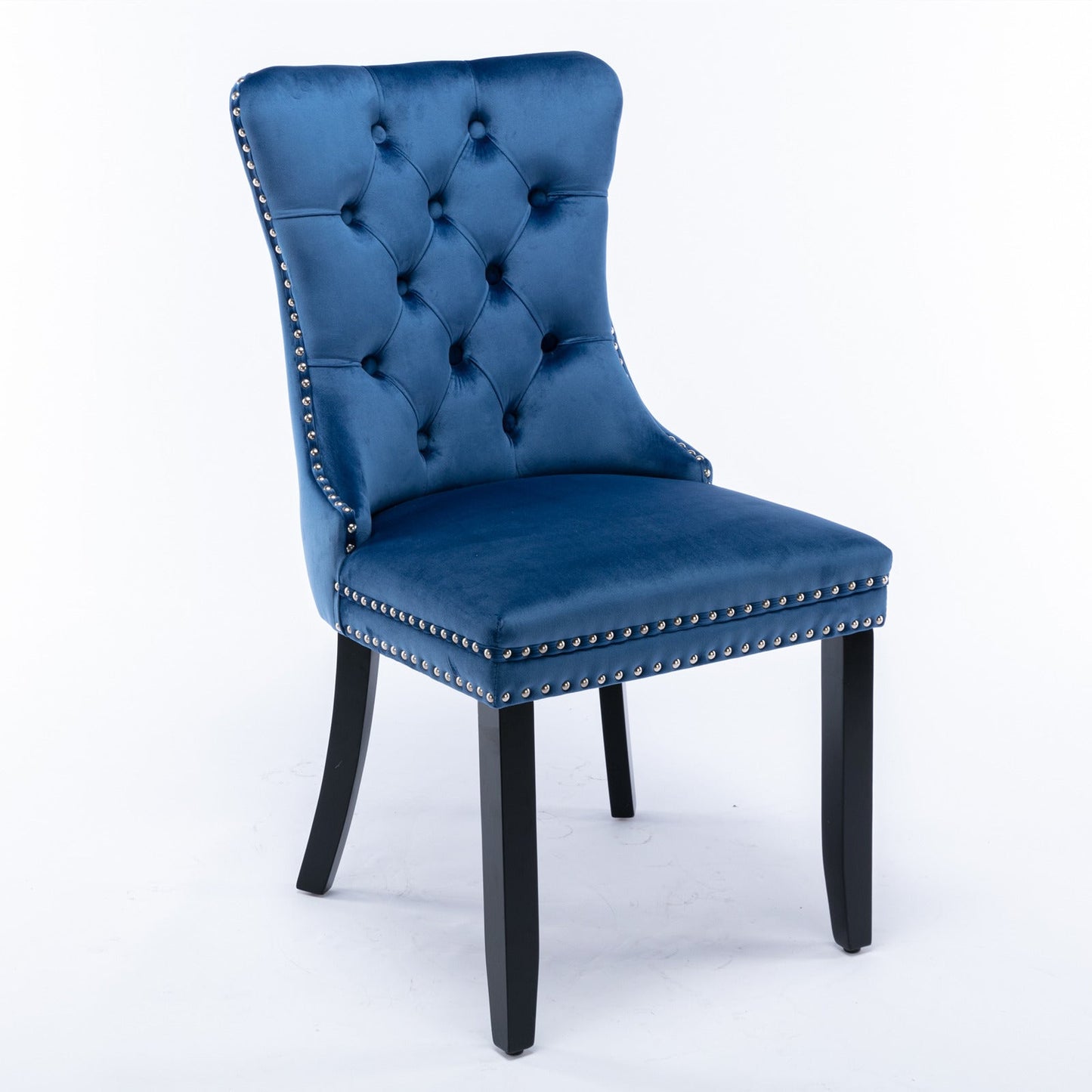 Nikki Collection Modern Tufted Velvet Upholstered Dining Chair Set of 2