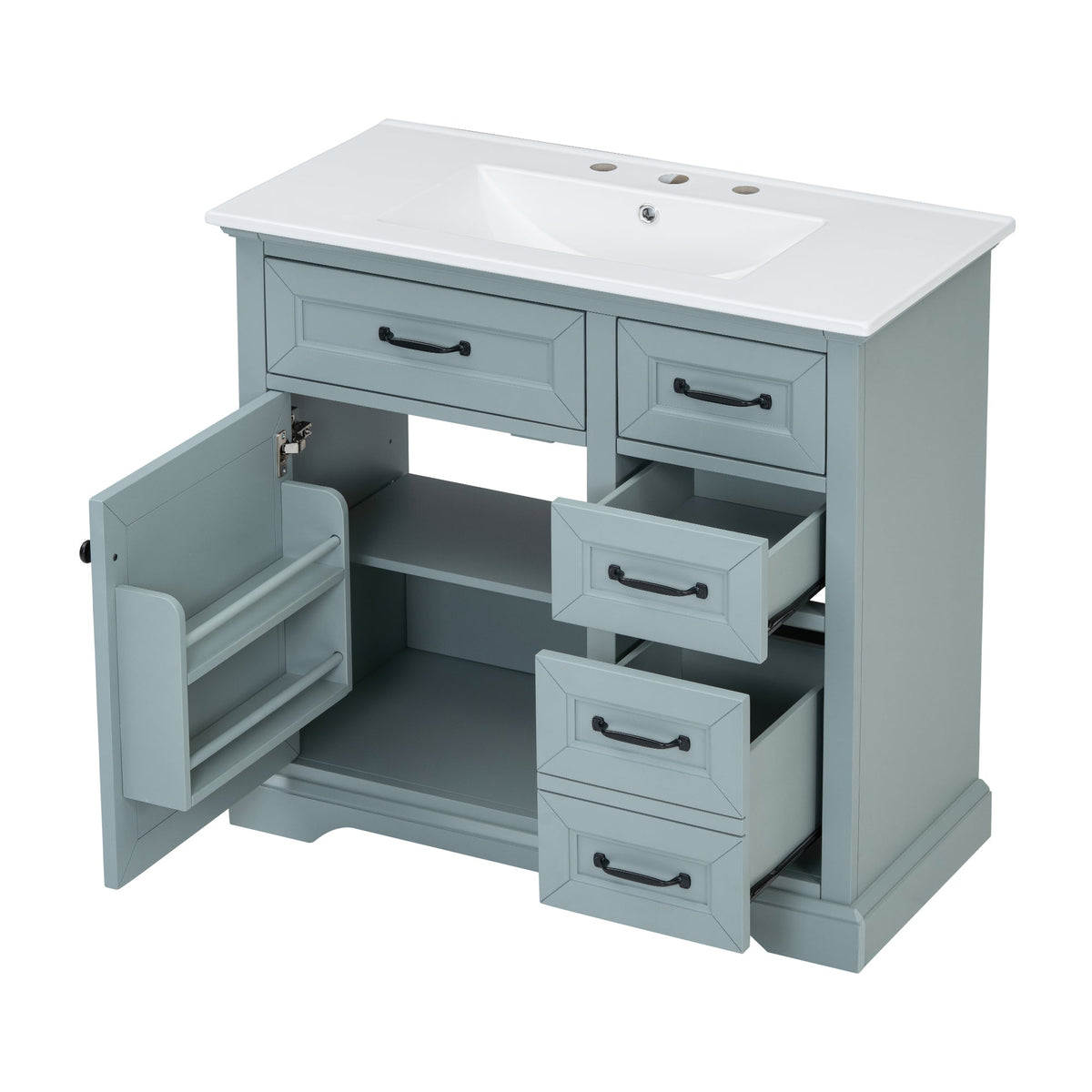 36" Bathroom Vanity with Sink