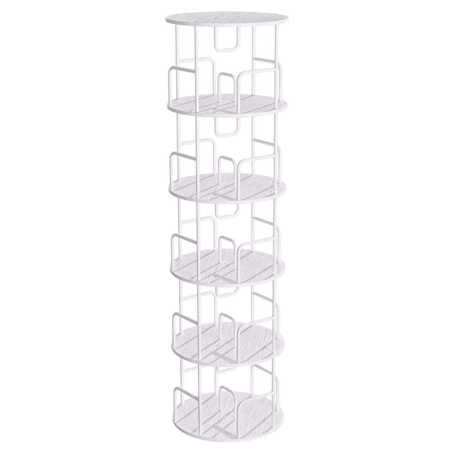 Rotating Bookshelf Tower 5 Tier