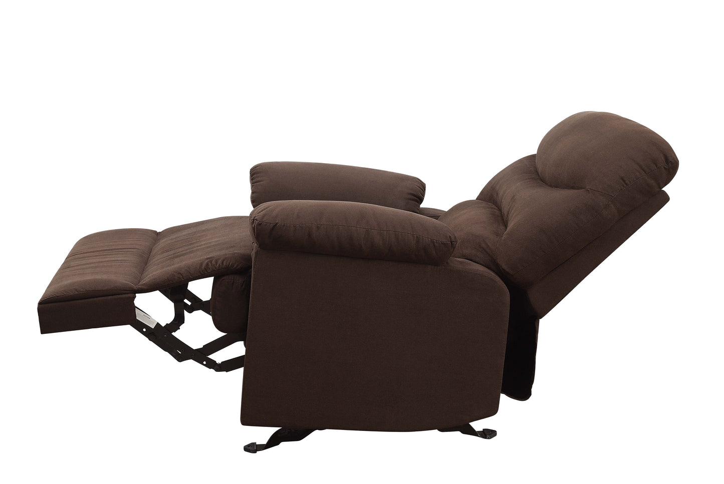Arcadia Chocolate Microfiber Motion Glider Recliner