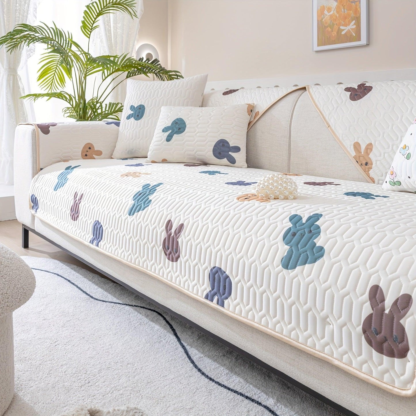 Cooling Ice Silk Dog Proof Couch Cover - Protect Your Sofa in Style