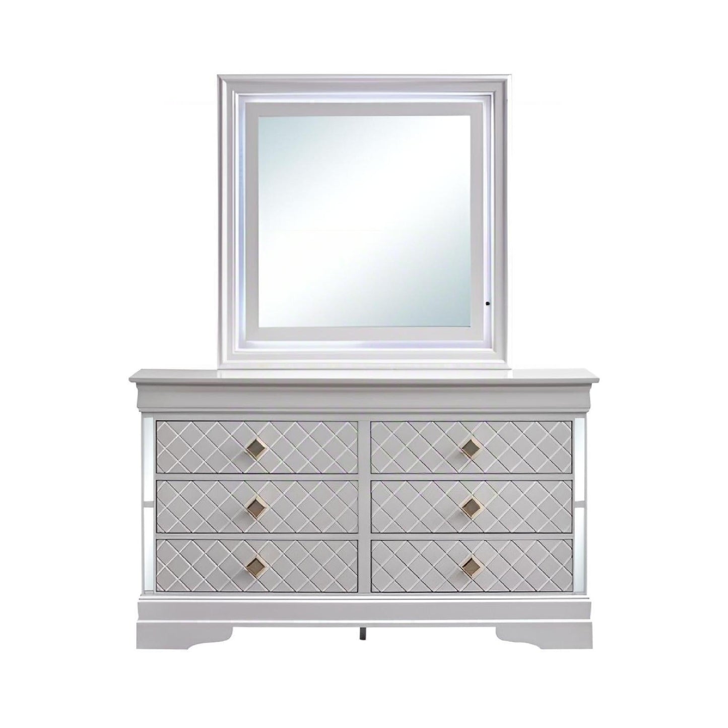 Verona G6735-D Dresser in Pearl