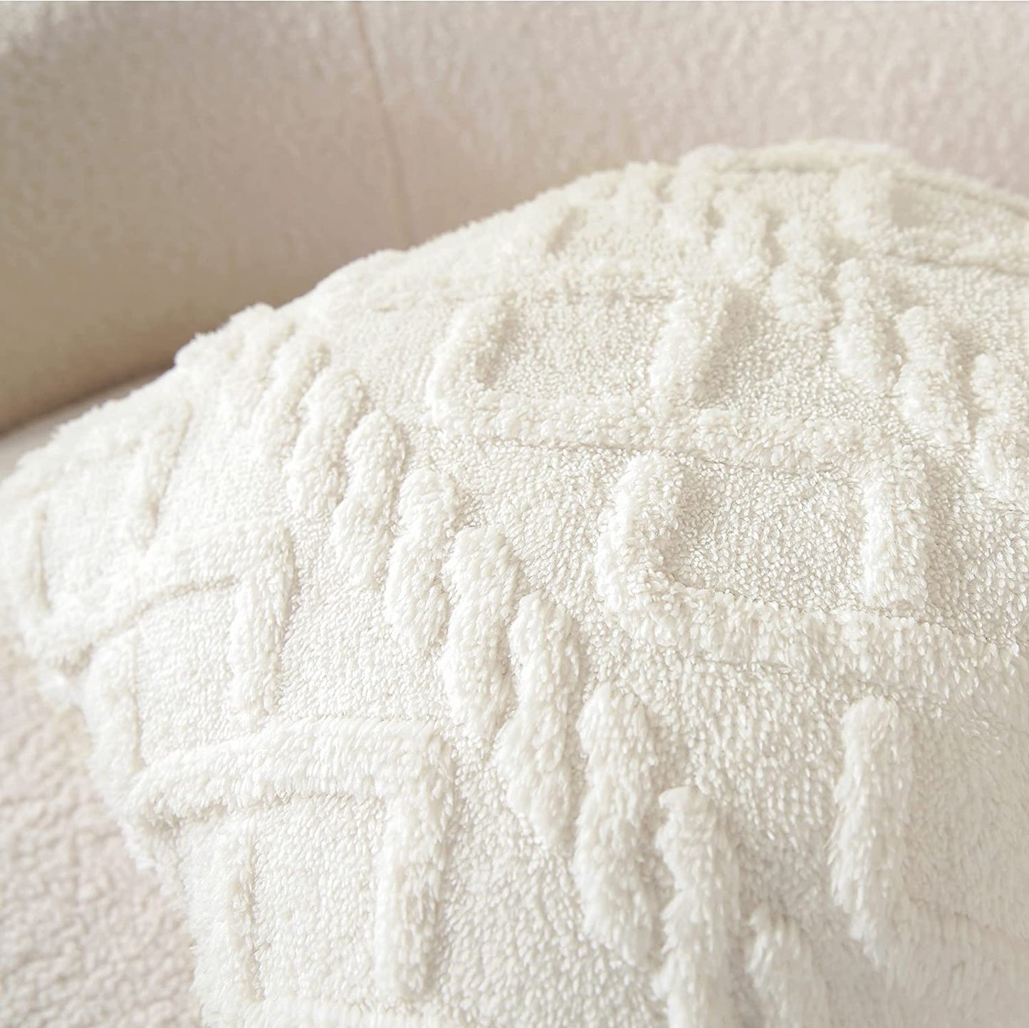 Throw pillow SUPER SOFT 3D FLORAL PATTERN Fur  Pack of 1 throw pillow WITH or WITHOUT insert 18"x18"