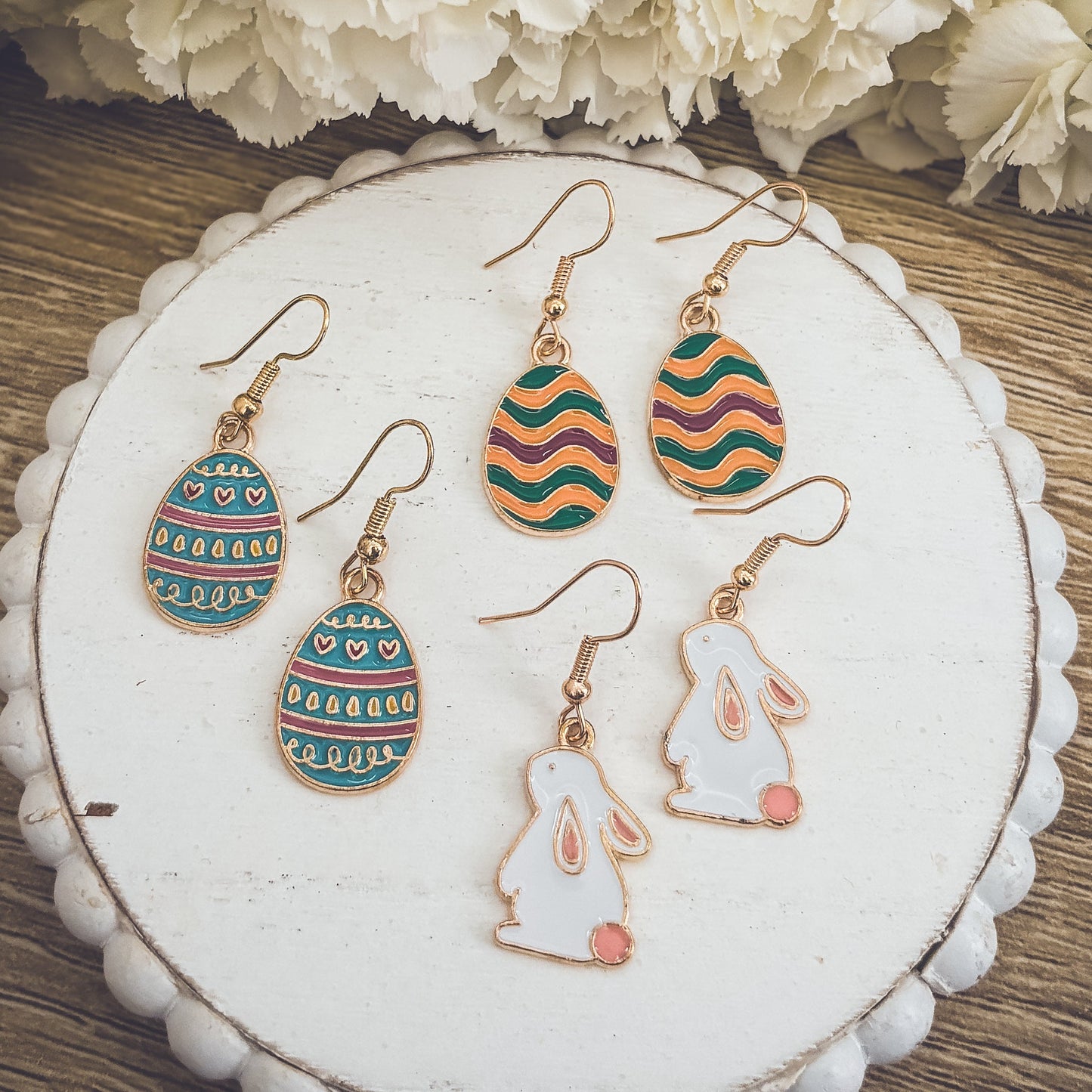 Adorable Easter Earring Set - Set of 3