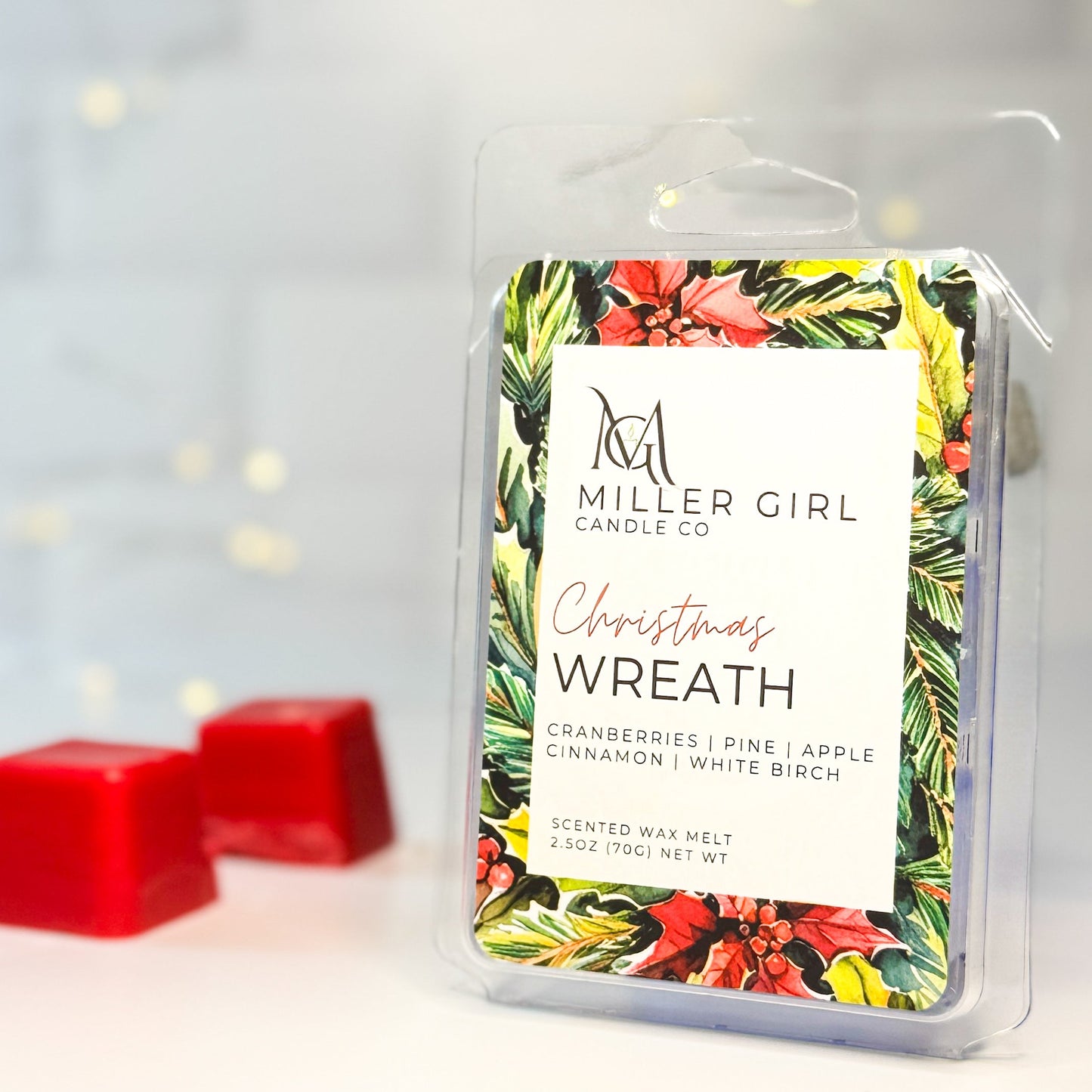 Christmas Wreath | Candles + Wax Melts