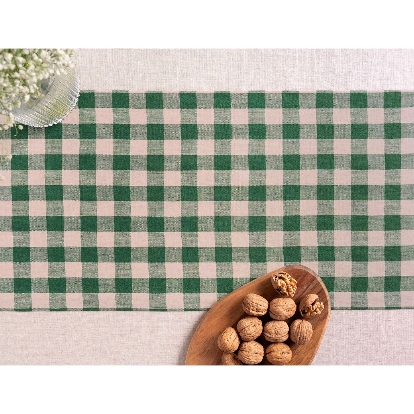 Morgan Check Table Runner