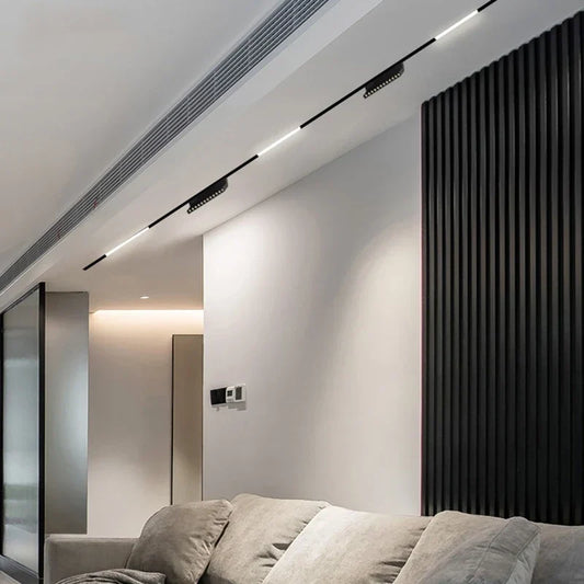 New Magnetic Track Light - Dimmable with Remote Control and 48V LED Ceiling Lamp