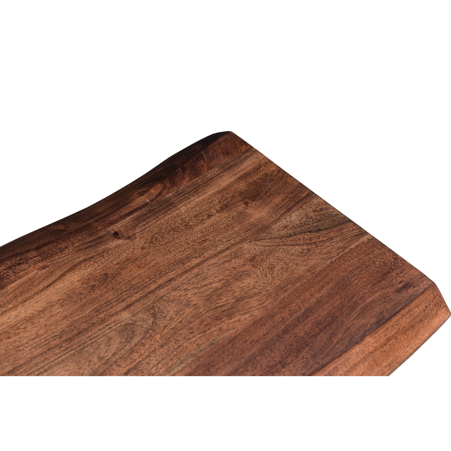 Sheesham Live Edge Gold Legs Bench