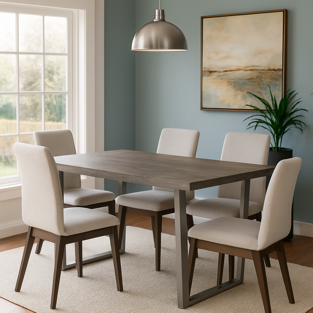 Lark Grey Mango Wood Dining Table