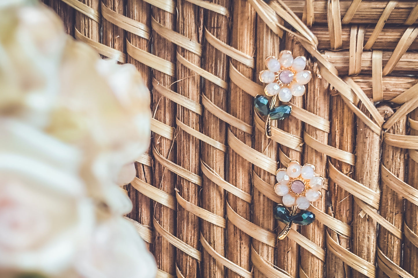 Beautiful Dainty Flower Studs