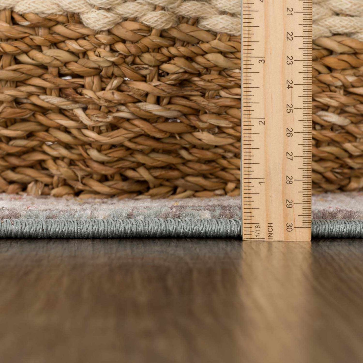 Peeta Brown Medallion Area Rug