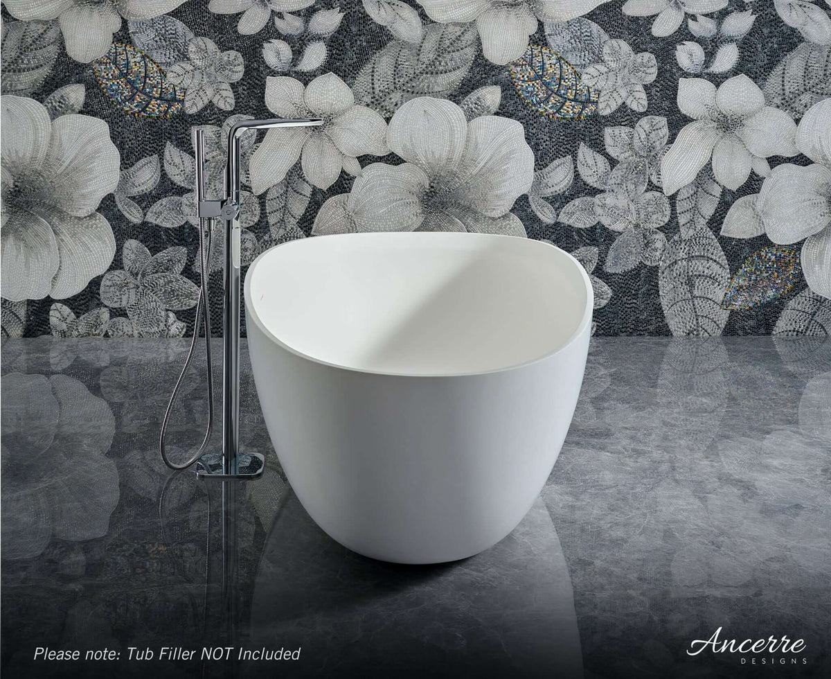 Arden 67” Freestanding Solid Surface Bathtub