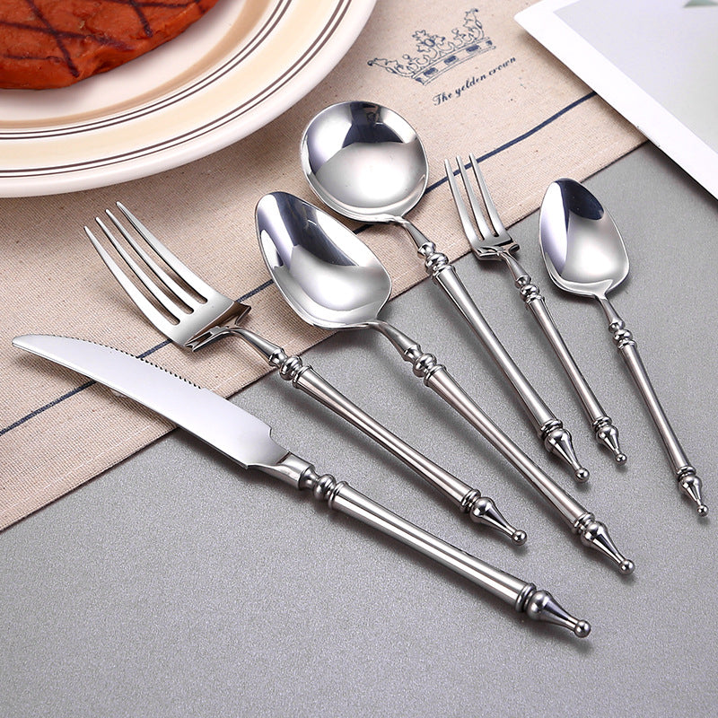AURORIA Luxury Roman Column Design Cutlery