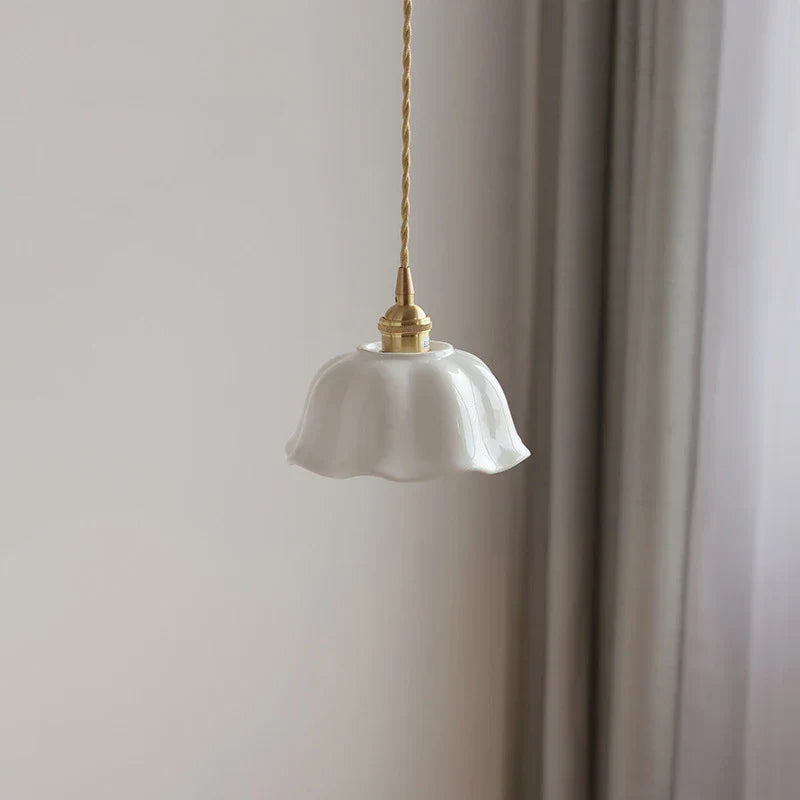 Nordic LED Ceramic Pendant Lights - Stylish Lighting for Living Room, Bedroom, Kitchen, and Cafe