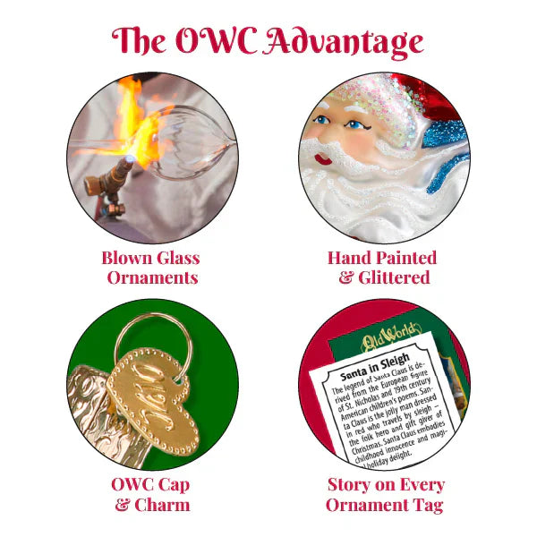Nostalgic Santa Ornament