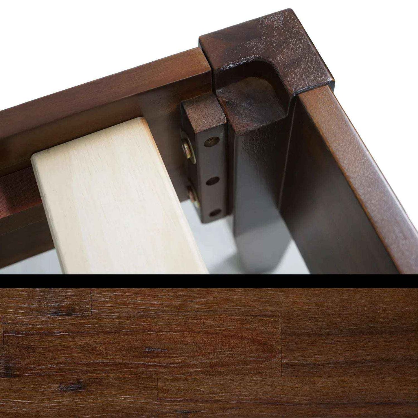 Acacia Mervyn Solid Wood Platform Bed for Timeless Comfort and Style