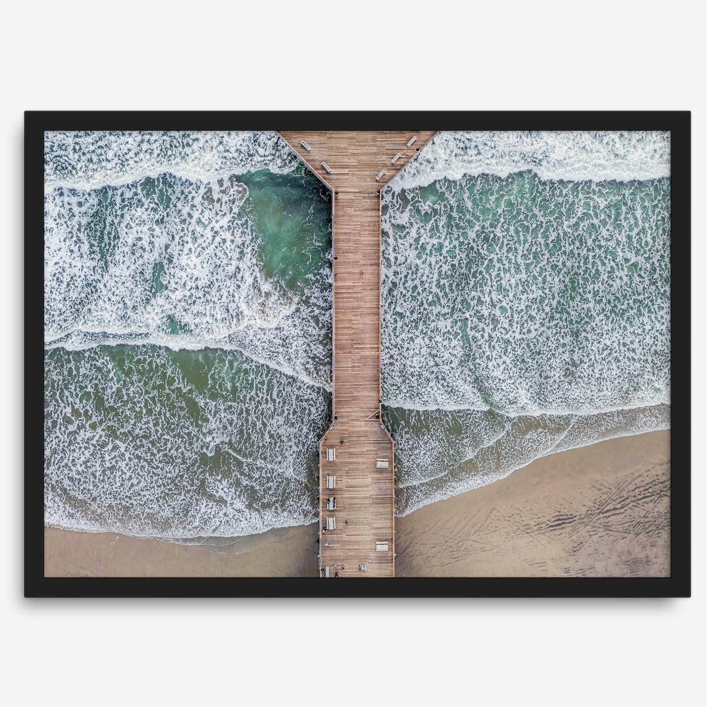 Aerial Ocean Pier