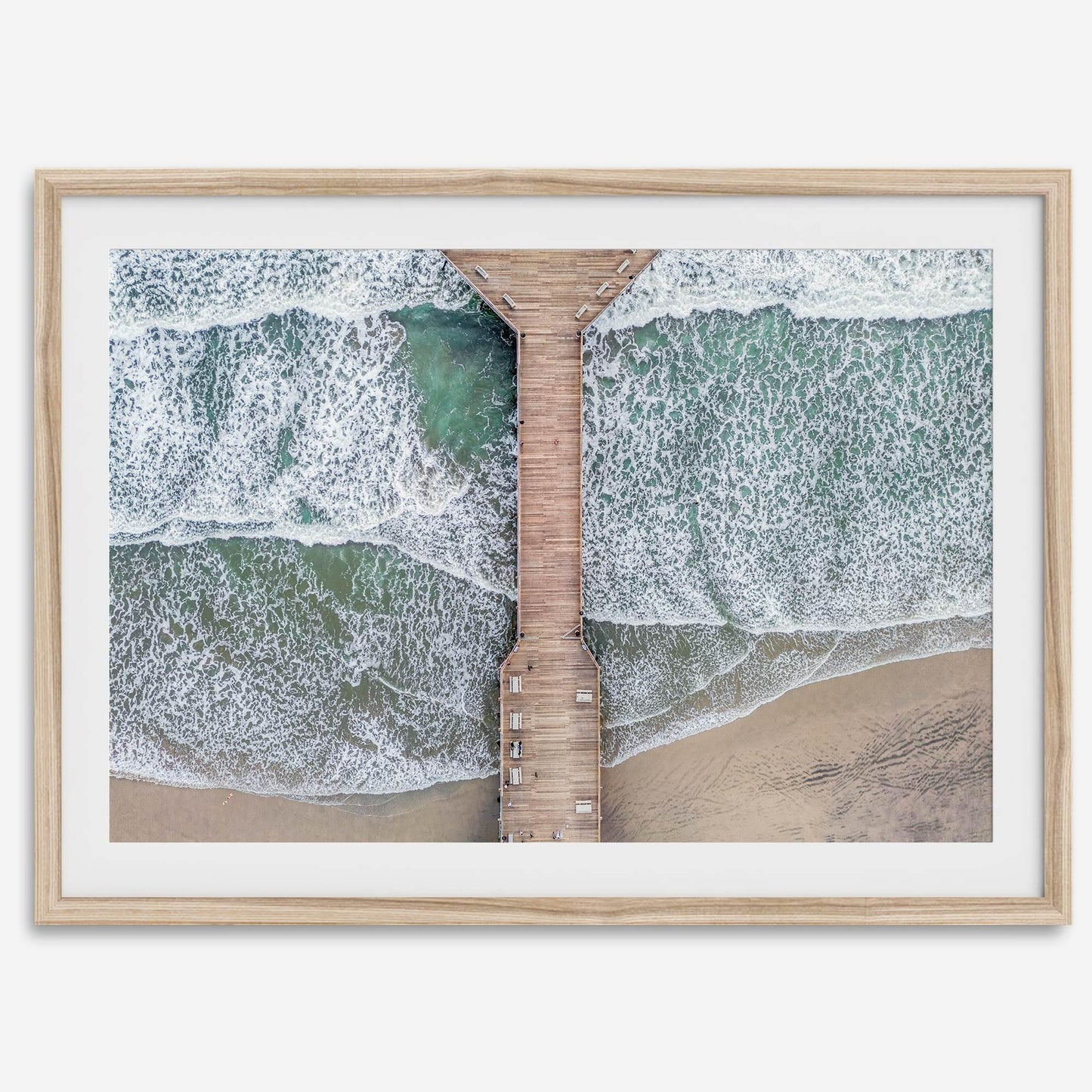 Aerial Ocean Pier