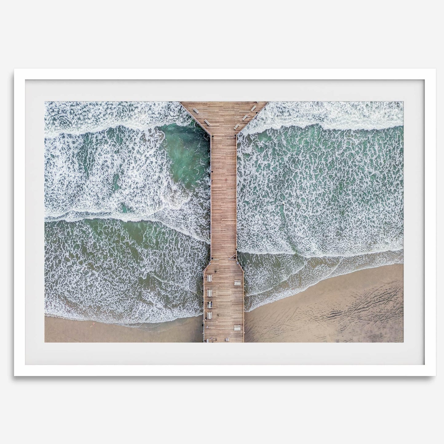 Aerial Ocean Pier