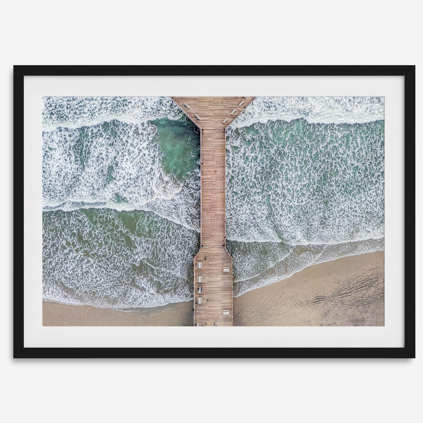 Aerial Ocean Pier