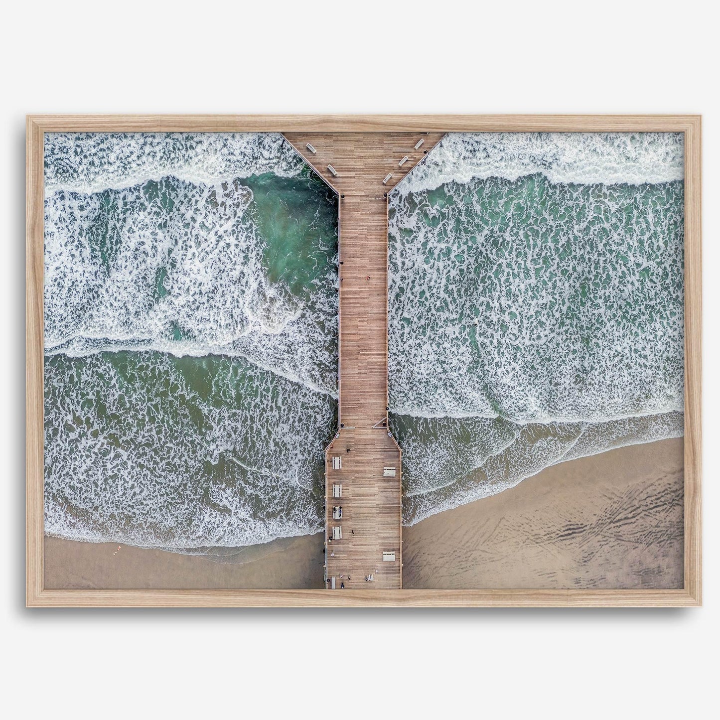 Aerial Ocean Pier
