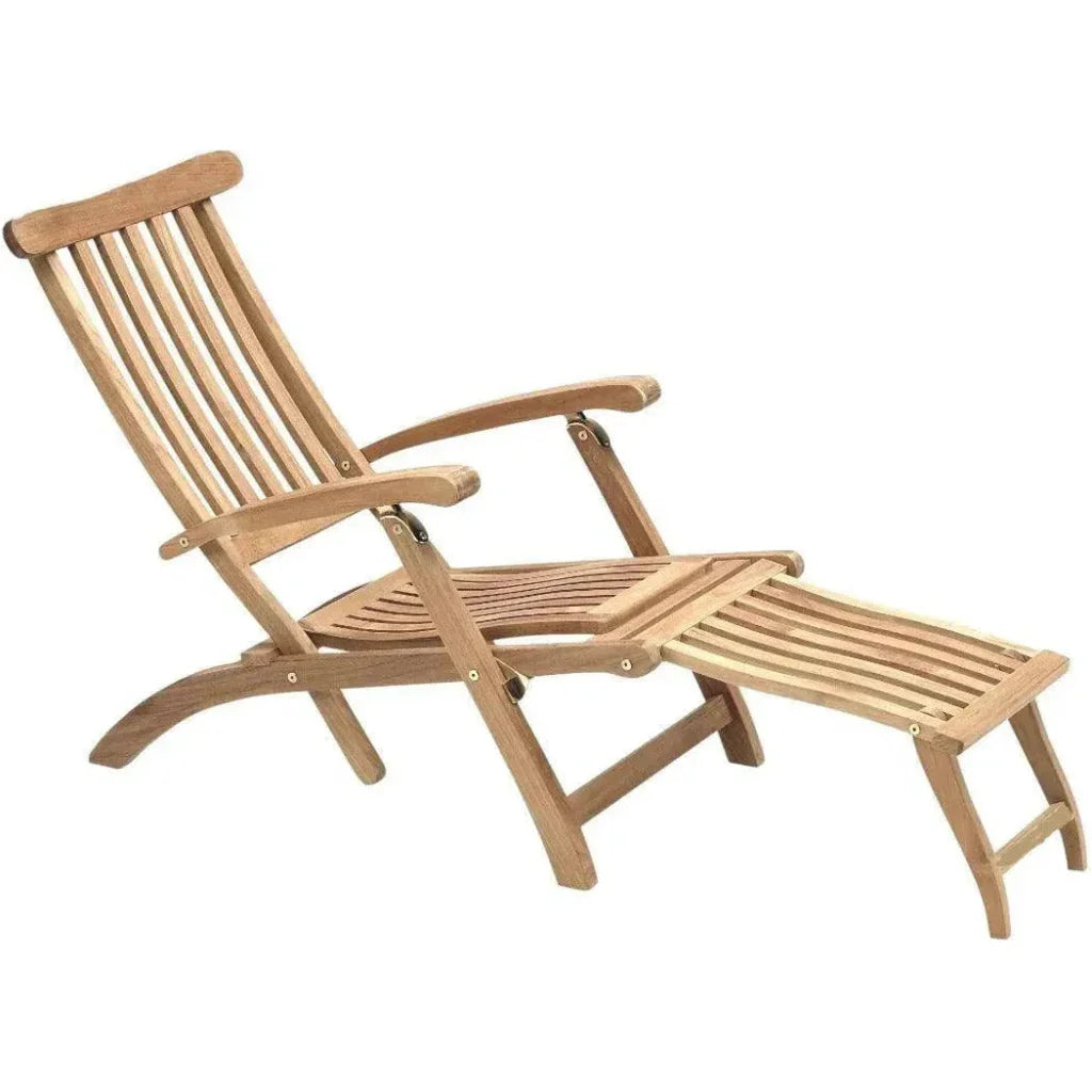 Anders Teak Folding Outdoor Deck Chair