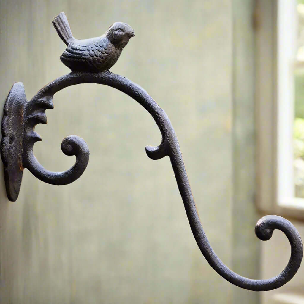 Antique Cast Iron Bird Wall Hook
