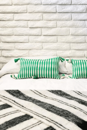 Antigua Pillow - Kelly Green