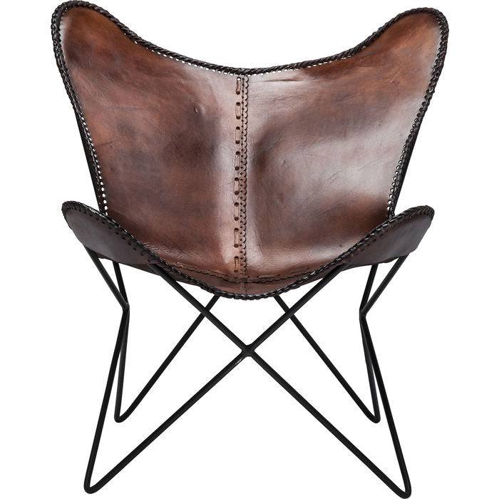 Armchair Butterfly Brown Econo