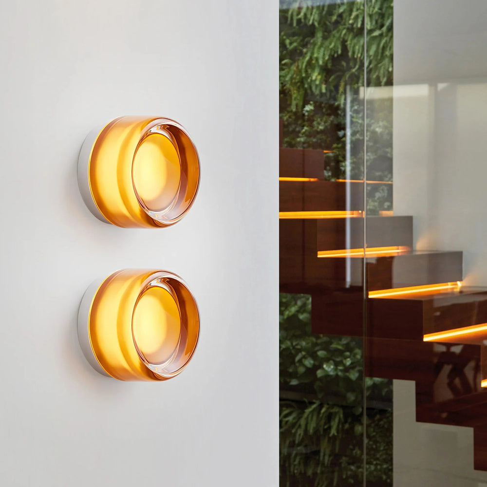 Artisan Dimpled Glass Wall Sconce