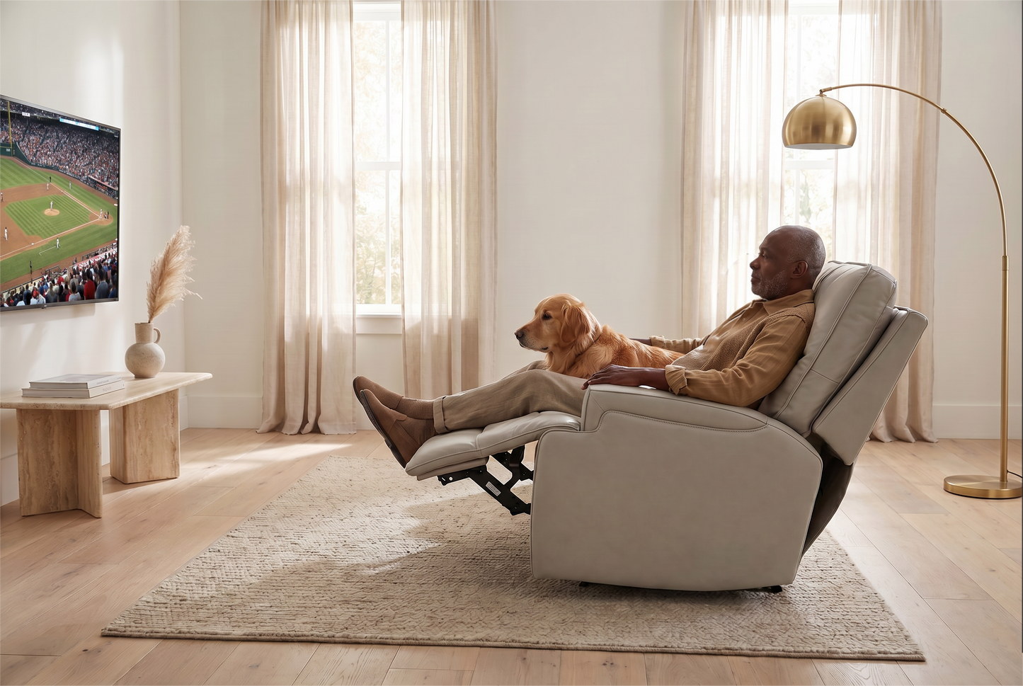 Atlas Fog Zero Gravity Power Reclining Sofa