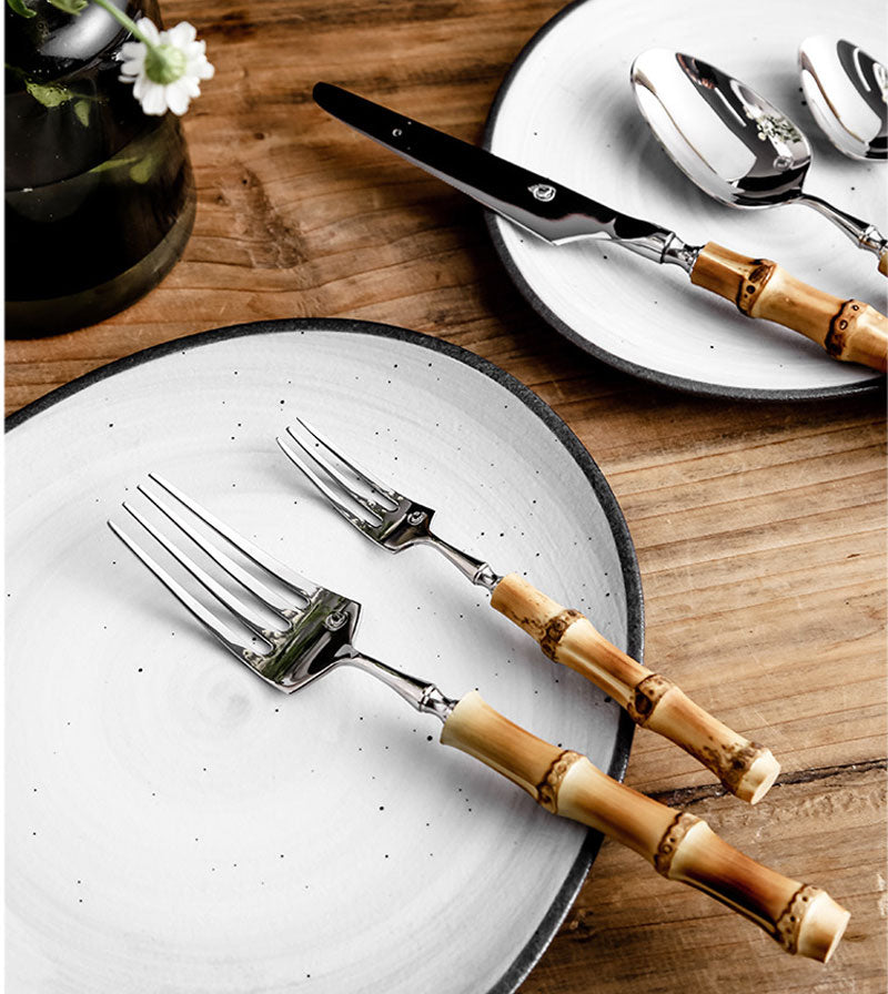 Aurora Nature-Inspired Bamboo Cutlery Set