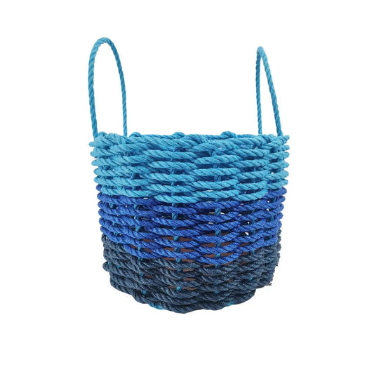 Authentic Maine Lobster Rope Storage Navy Blue, Blue and Light Blue