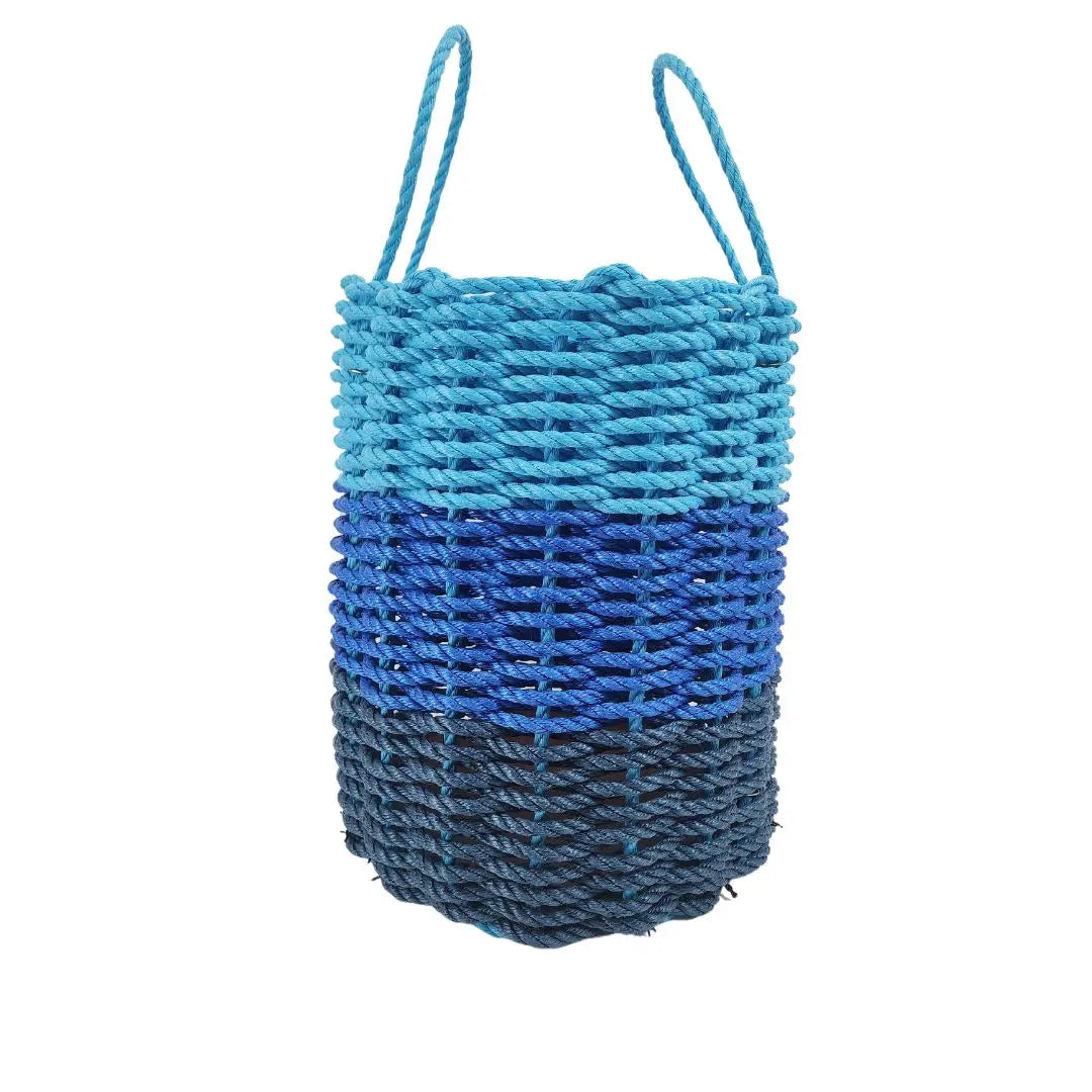 Authentic Maine Lobster Rope Storage Navy Blue, Blue and Light Blue