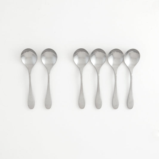 KNORK Bouillon Spoon, Set of 6, Matte