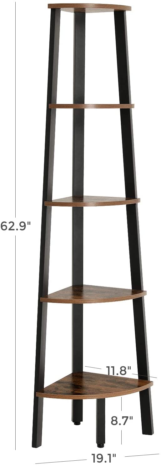 FLORA 5-Tier Corner Shelf