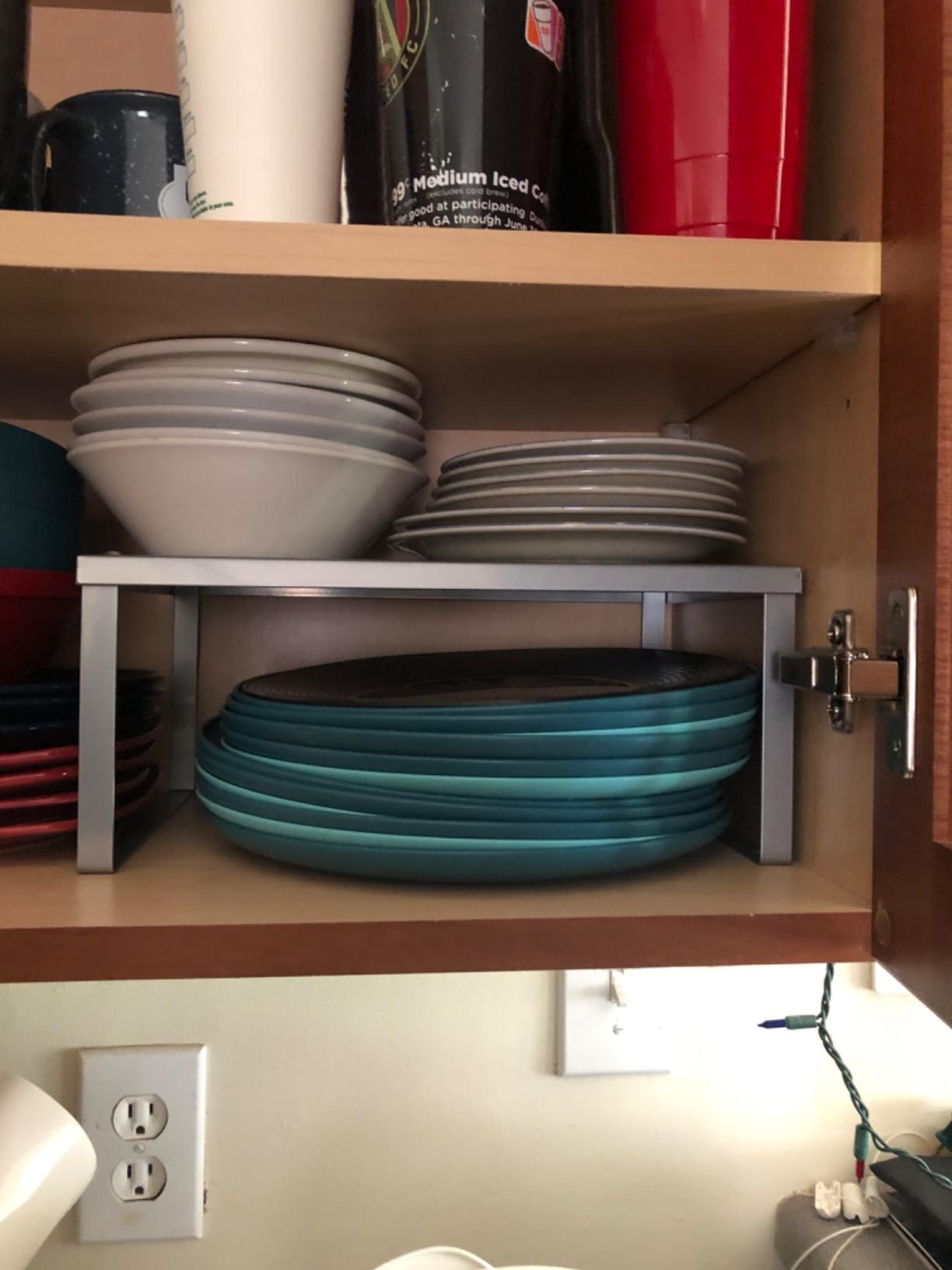 Cabinet Shelf Organizer, Stackable, Expandable