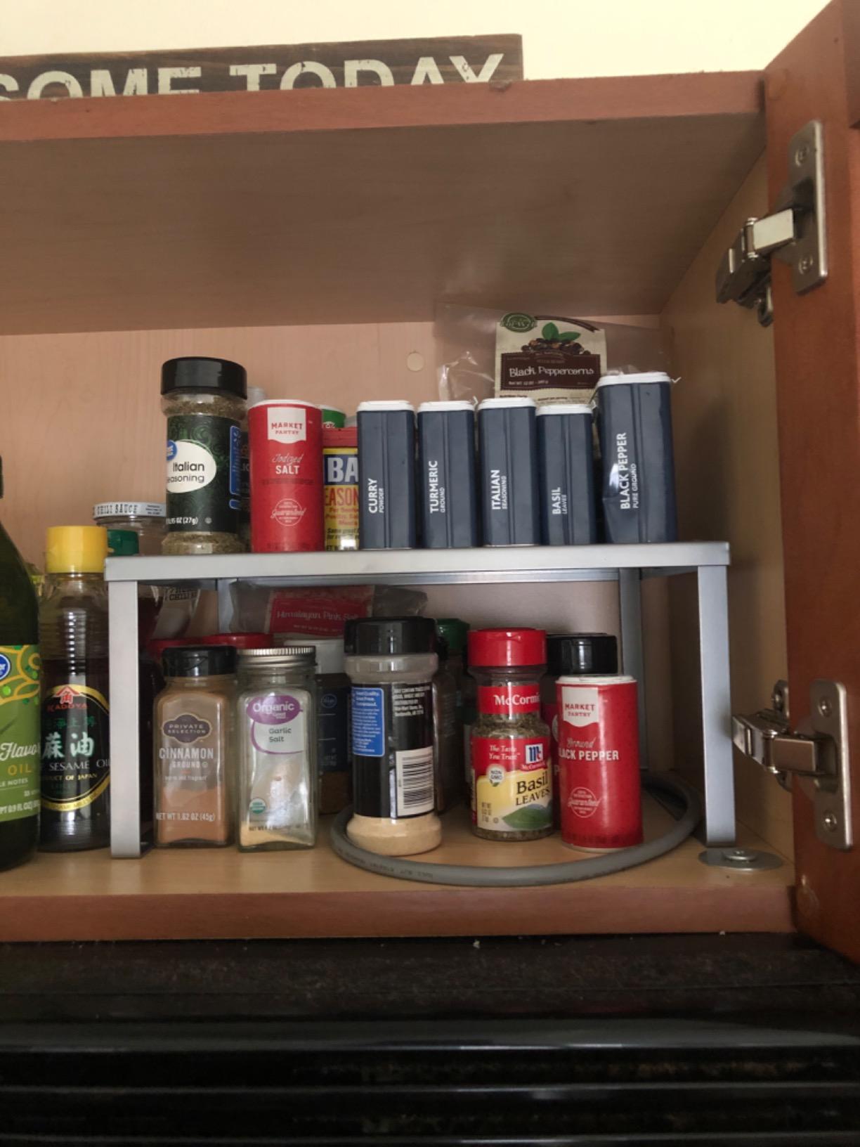 Cabinet Shelf Organizer, Stackable, Expandable