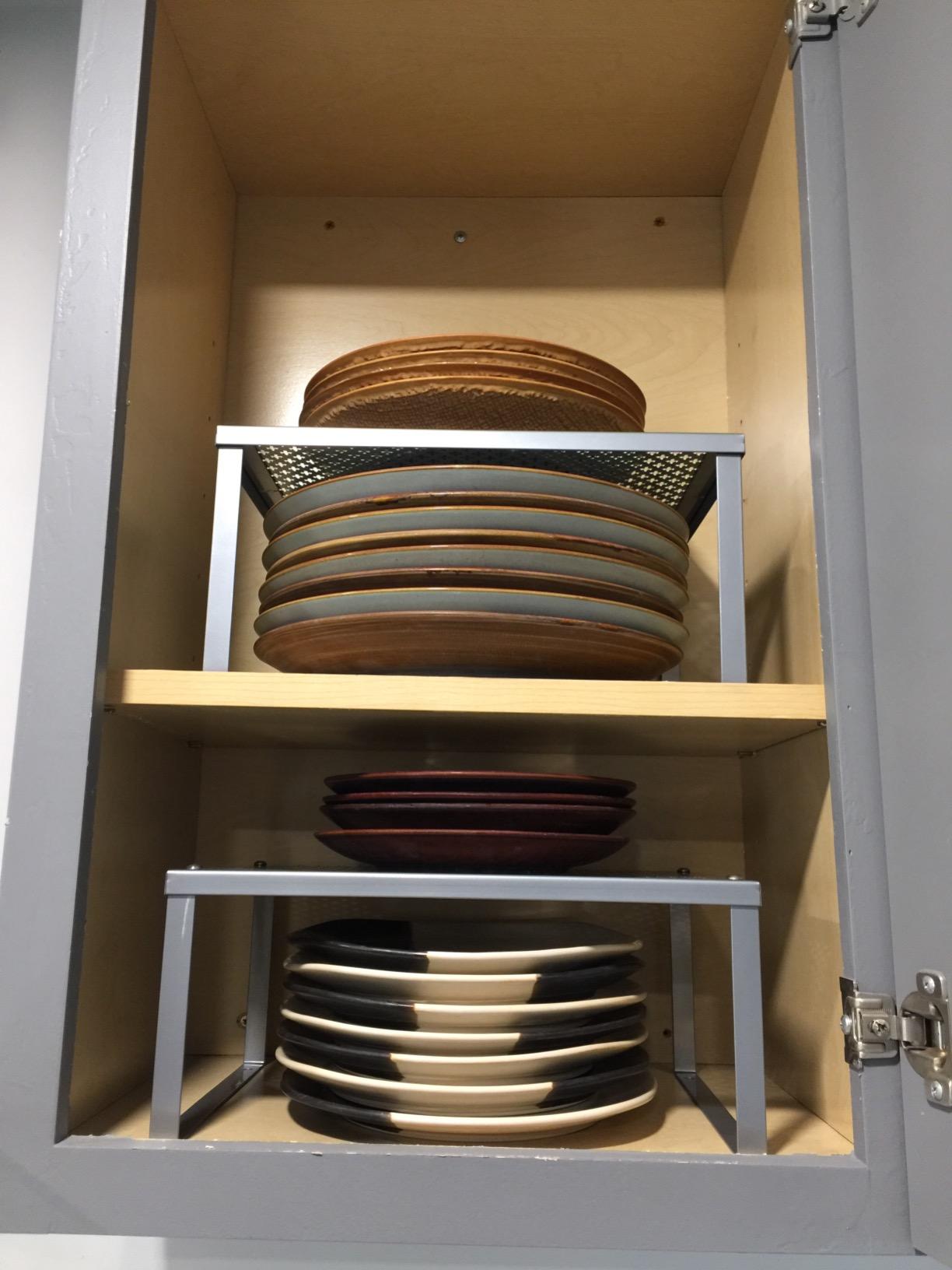 Cabinet Shelf Organizer, Stackable, Expandable