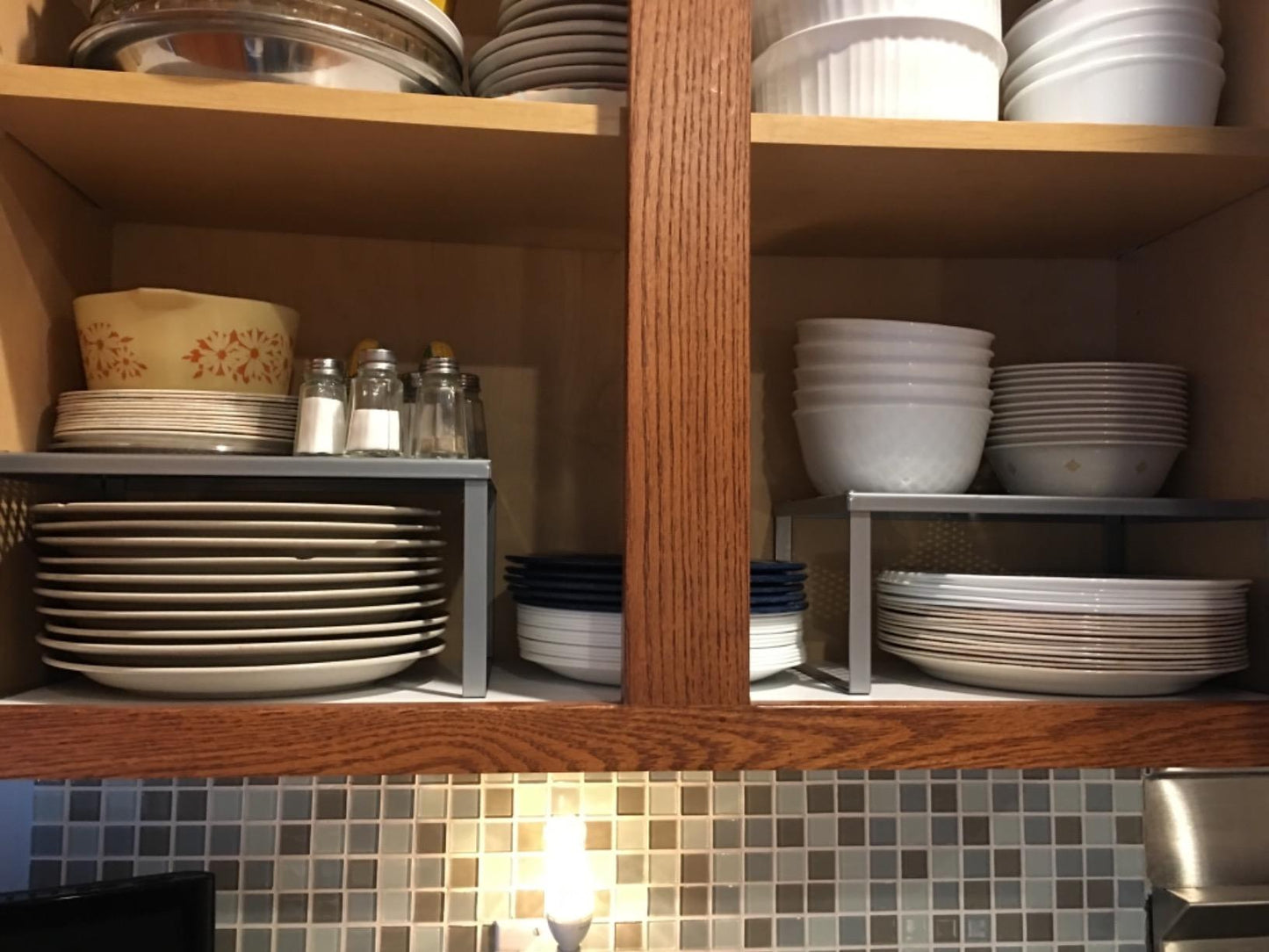 Cabinet Shelf Organizer, Stackable, Expandable