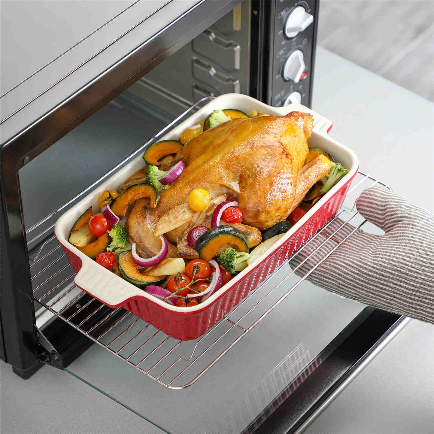 Bakeware Set Red Baking Dishes