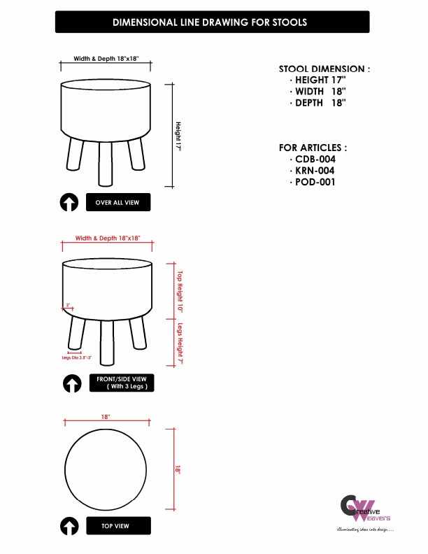 Banos Stool Ottoman - Clearance